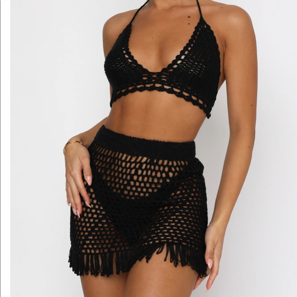 White Fox Private Island Crochet Set